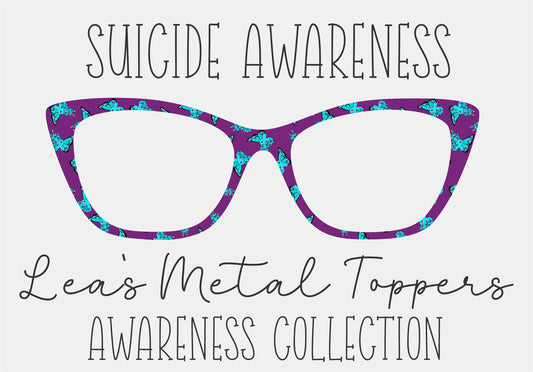 Suicide Awareness 1x1 Eyewear Frame Toppers COMES WITH MAGNETS