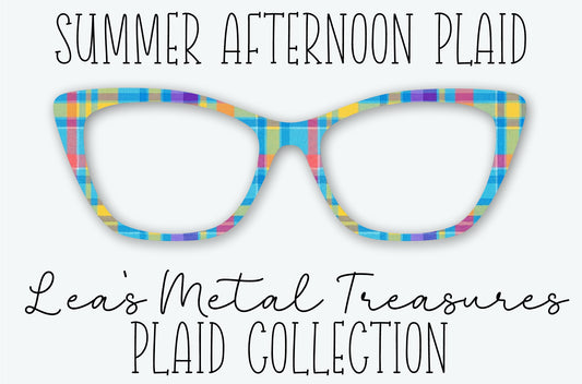 Summer Afternoon Plaid Eyewear Frame Toppers