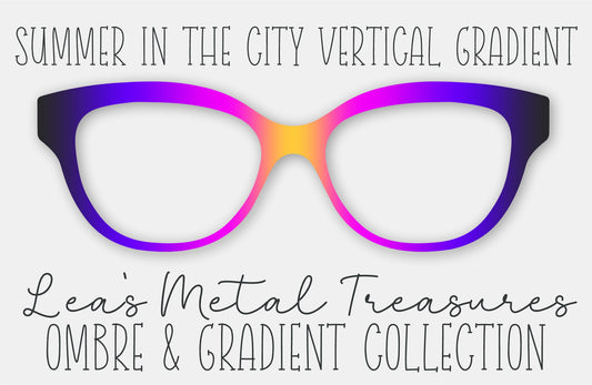 Summer in the City Vertical Gradient • Magnetic Eyeglasses Toppers