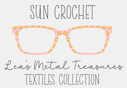SUN CROCHET Eyewear Frame Toppers COMES WITH MAGNETS
