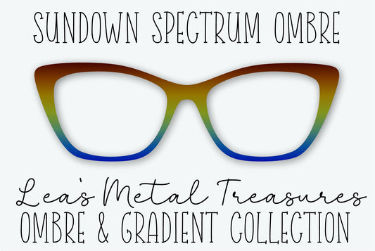 SUNDOWN SPECTRUM OMBRE Eyewear Frame Toppers • Subscription Box Semi Exclusive COMING OCTOBER 2026