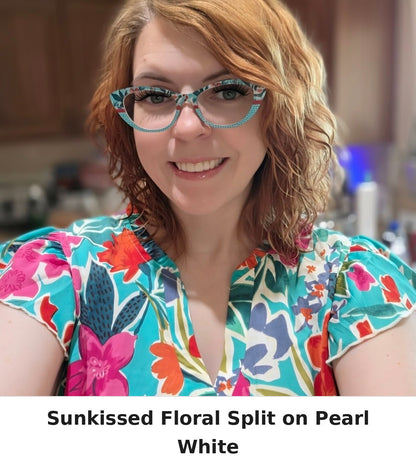 SUNKISSED FLORAL SPLIT Eyewear Frame Toppers