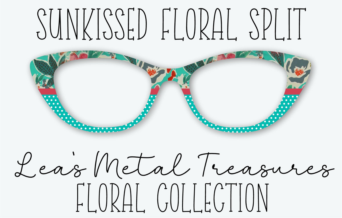 SUNKISSED FLORAL SPLIT Eyewear Frame Toppers