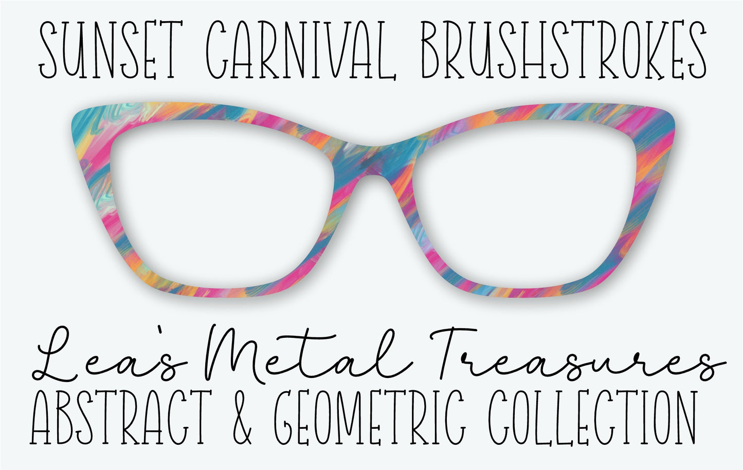 SUNSET CARNIVAL BRUSHSTROKES • JULY 2026 TOPPER OF THE MONTH