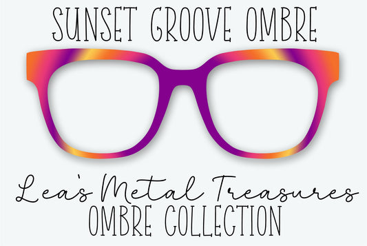 Sunset Groove Ombre Eyewear Frame Toppers