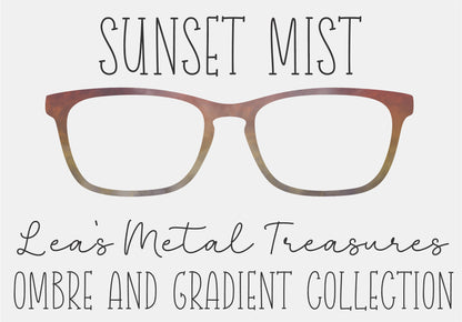 SUNSET MIST Eyewear Frame Toppers COMES WITH MAGNETS