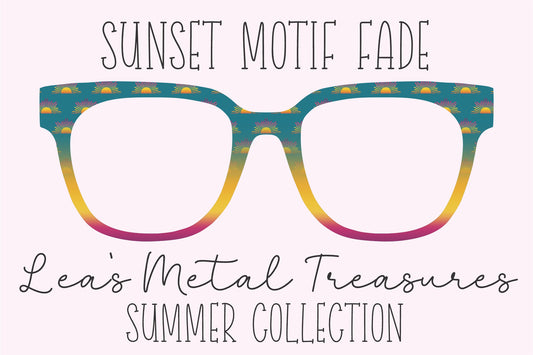 SUNSET MOTIF FADE • Magnetic Eyeglasses Topper