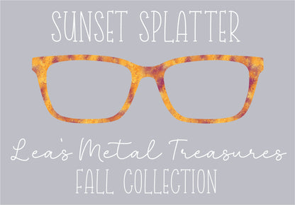 SUNSET SPLATTER Eyewear Frame Toppers COMES WITH MAGNETS