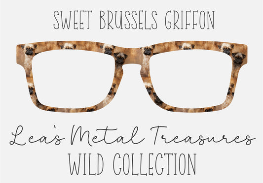 SWEET BRUSSELS GRIFFON Eyewear Frame Toppers COMES WITH MAGNETS