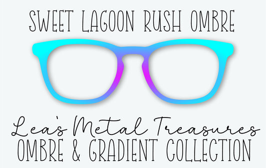 Sweet Lagoon Rush Ombre Eyewear Frame Toppers