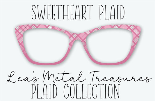 SWEETHEART PLAID Eyewear Frame Toppers • NOVEMBER 2025 TOPPER OF THE MONTH