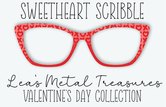 Sweetheart Scribble Eyewear Frame Toppers