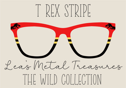 T REX STRIPE Eyewear Frame Toppers COMES WITH MAGNETS