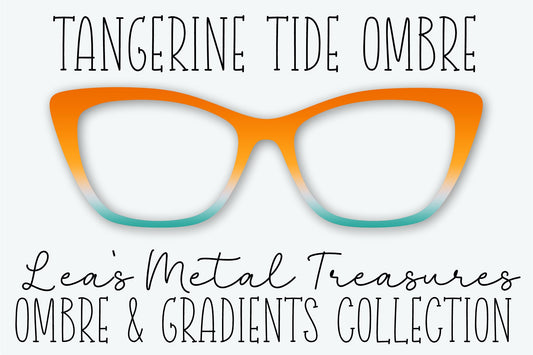Tangerine Tide Ombre Eyewear Frame Toppers