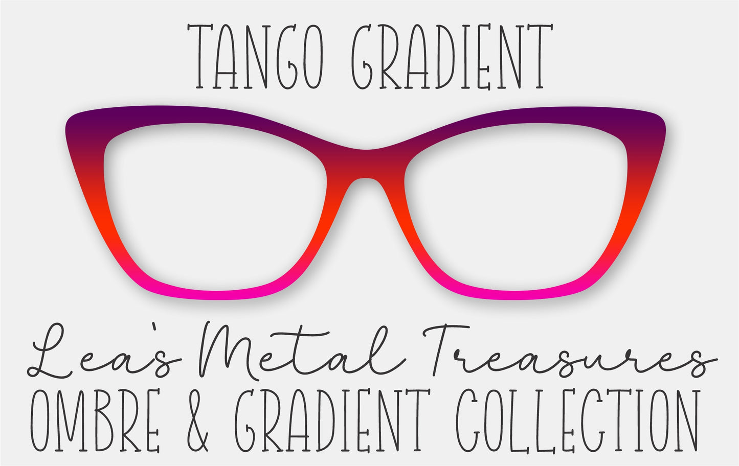 Tango Gradient Eyewear Frame Toppers COMES WITH MAGNETS