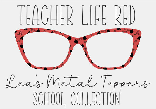 TEACHER LIFE PURPLE Eyewear Frame Toppers COMES WITH MAGNETS
