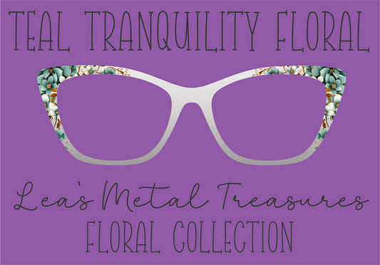 Teal Tranquility Eyewear Frame Toppers COMES WITH MAGNETS