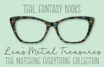 Teal Fantasy Books Eyewear Frame Toppers