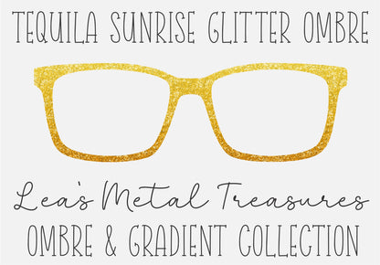 Tequila Sunrise Glitter Ombre