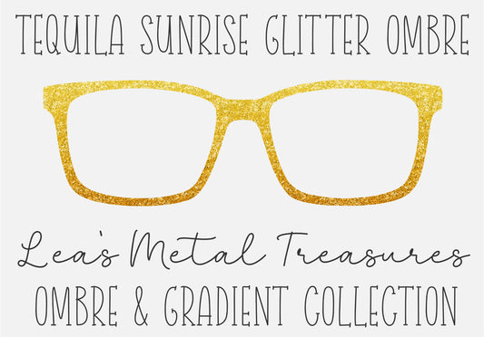 Tequila Sunrise Glitter Ombre