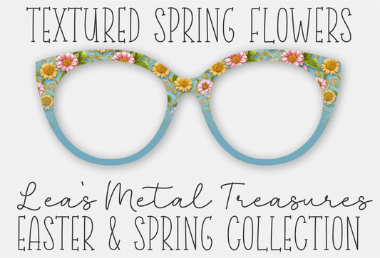 Textured Spring Flowers • Magnetic Eyeglasses Toppers