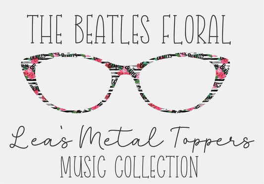 THE BEATLES FLORAL Eyewear Frame Toppers COMES WITH MAGNETS