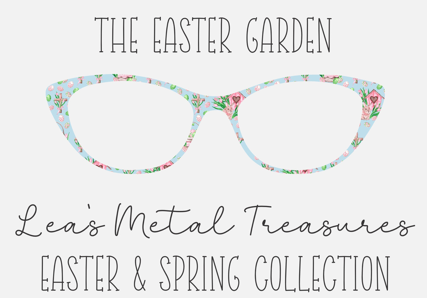 THE EASTER GARDEN Eyewear Frame Toppers COMES WITH MAGNETS
