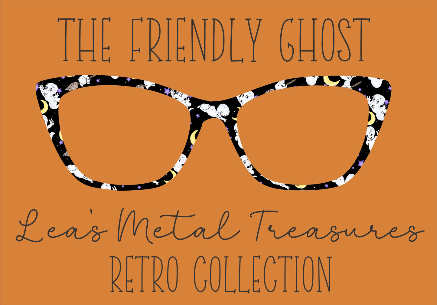 THE FRIENDLY GHOST Eyewear Frame Toppers COMES WITH MAGNETS