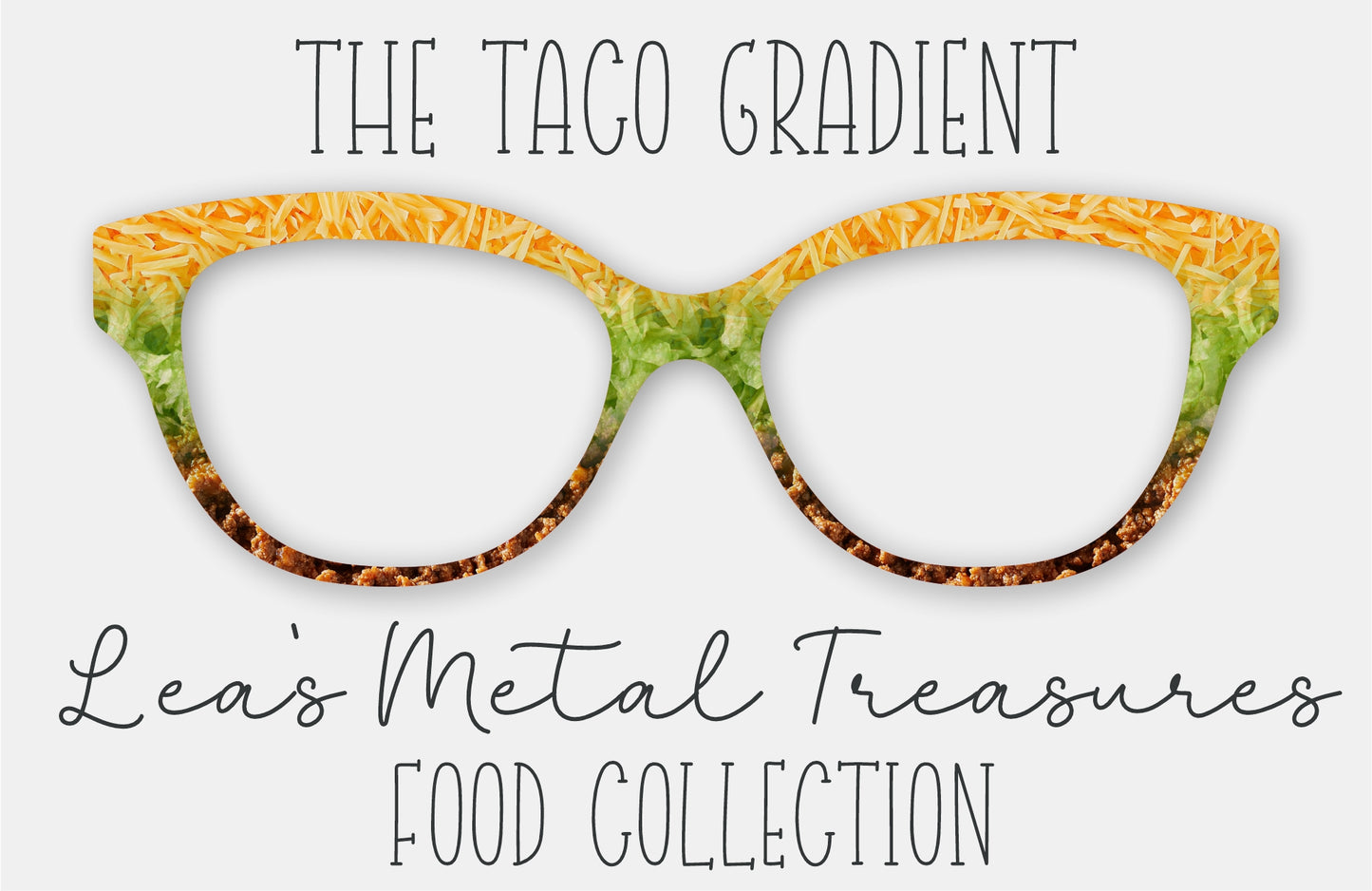 The Taco Gradient Eyewear Frame Toppers COMES WITH MAGNETS