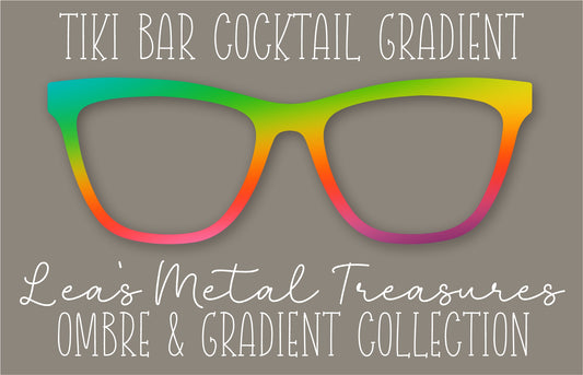 Tiki Bar Cocktail Gradient Eyewear Frame Toppers