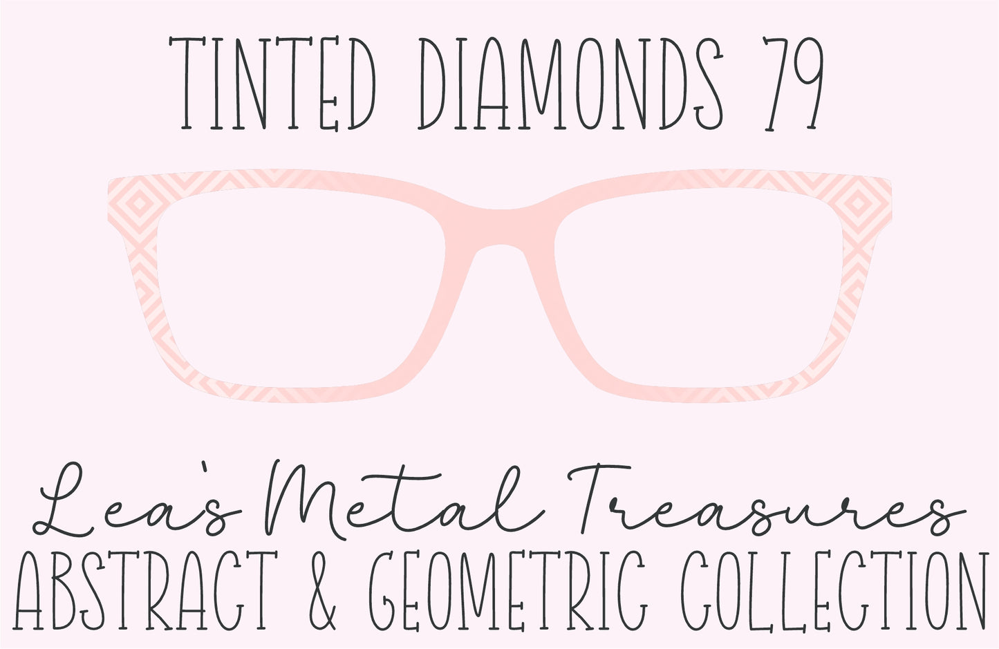 Tinted Diamonds Vertical Fade 79 Eyewear Frame Toppers COMES WITH MAGNETS