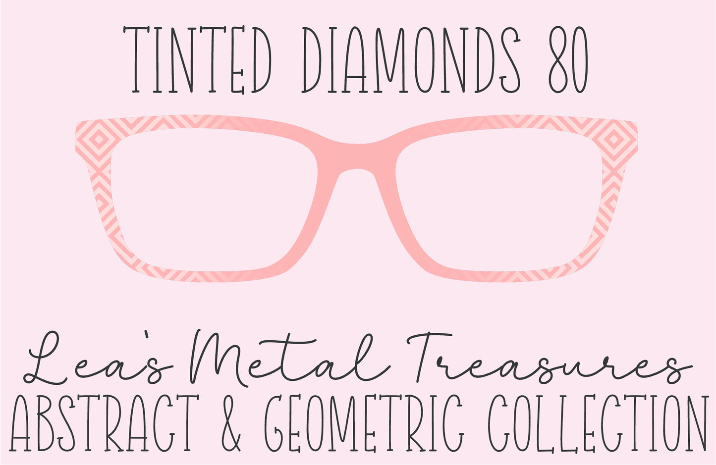 Tinted Diamonds Vertical Fade 80 Eyewear Frame Toppers COMES WITH MAGNETS