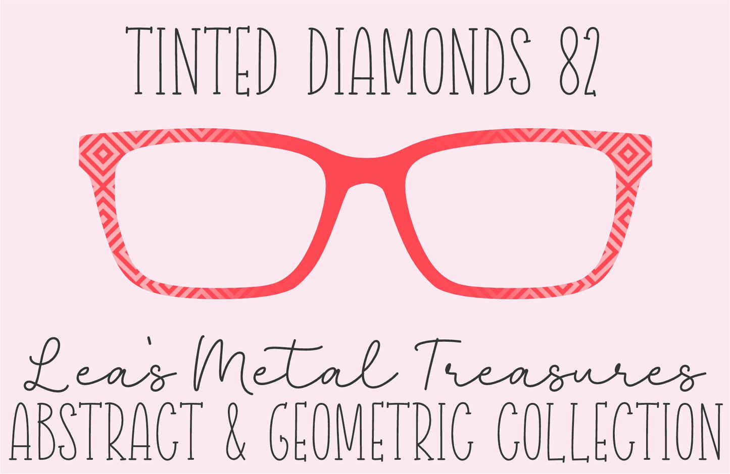 Tinted Diamonds Vertical Fade 82 Eyewear Frame Toppers COMES WITH MAGNETS