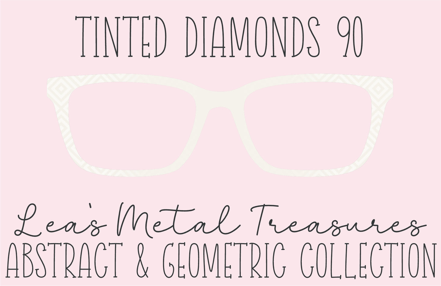 Tinted Diamonds Vertical Fade 90 Eyewear Frame Toppers COMES WITH MAGNETS