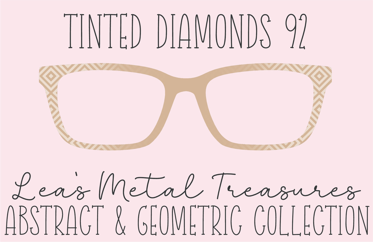 Tinted Diamonds Vertical Fade 92 Eyewear Frame Toppers COMES WITH MAGNETS