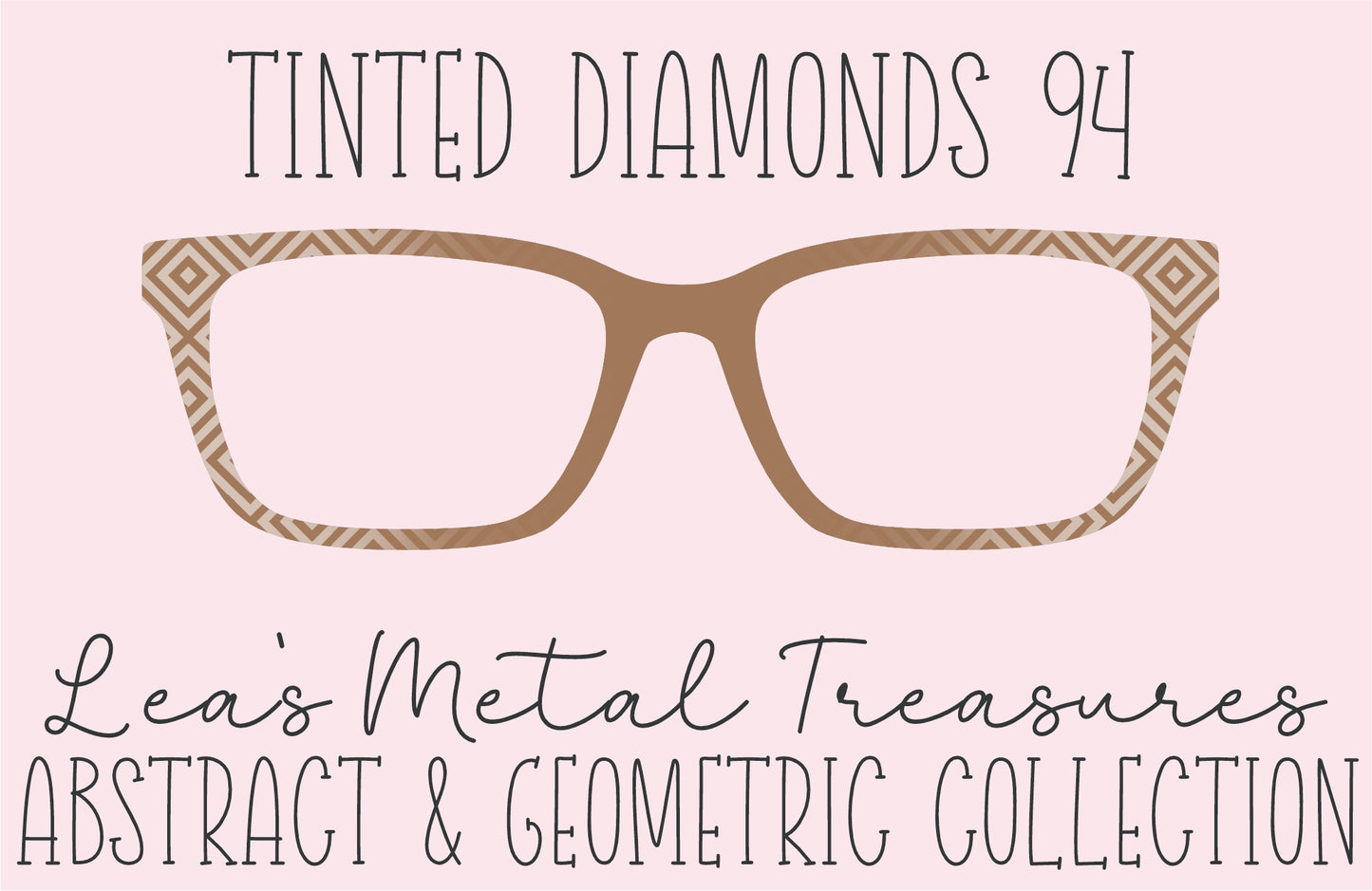 Tinted Diamonds Vertical Fade 94 Eyewear Frame Toppers COMES WITH MAGNETS