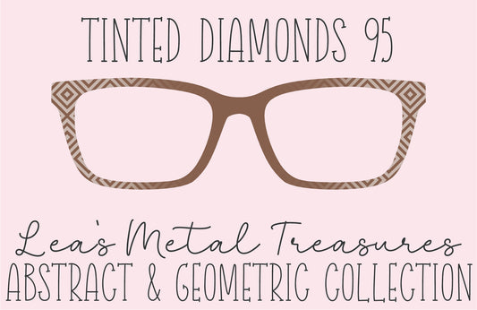 Tinted Diamonds Vertical Fade 95 Eyewear Frame Toppers COMES WITH MAGNETS