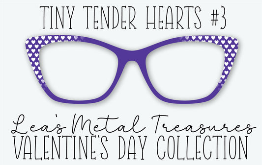 Tiny Tender Hearts 3 Eyewear Frame Toppers