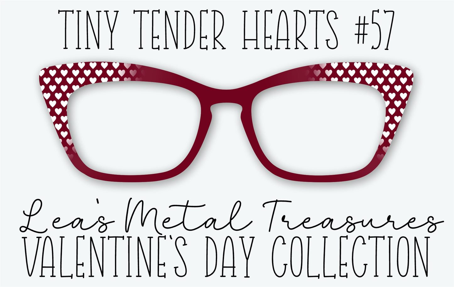 Tiny Tender Hearts 57 Eyewear Frame Toppers