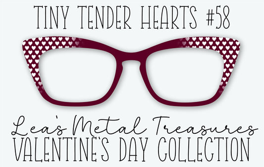 Tiny Tender Hearts 58 Eyewear Frame Toppers