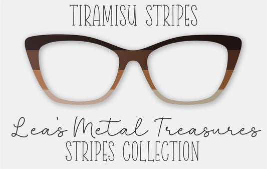 TIRAMISU STRIPES Eyewear Frame Toppers