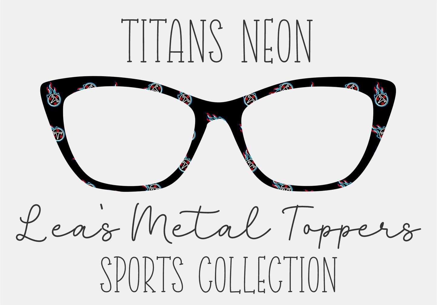 TITANS NEON Eyewear Frame Toppers COMES WITH MAGNETS