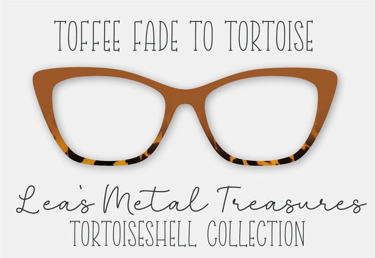 Toffee Fade to Tortoise Eyewear Frame Toppers