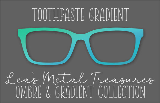 Toothpaste Gradient Eyewear Frame Toppers