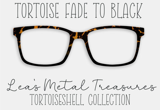 Tortoise Fade to Black Eyewear Frame Toppers