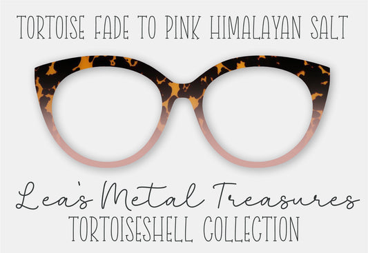 Tortoise Fade to Pink Eyewear Frame Toppers