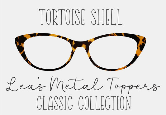 TORTOISE SHELL Eyewear Frame Toppers COMES WITH MAGNETS
