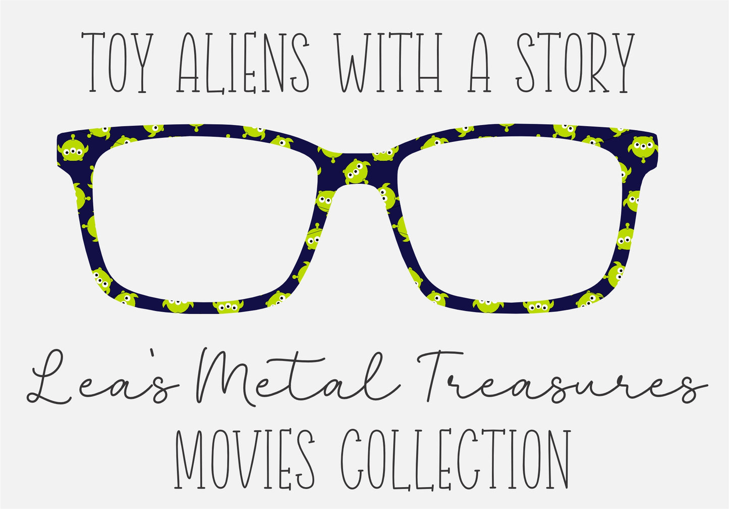 TOY ALIENS WITH A STORY Eyewear Frame Toppers COMES WITH MAGNETS