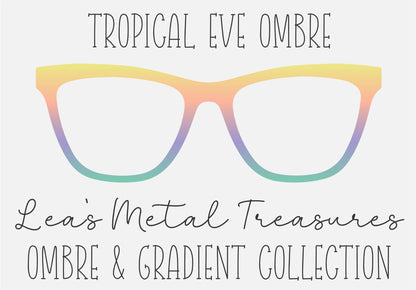 TROPICAL EVE OMBRE Eyewear Frame Toppers COMES WITH MAGNETS