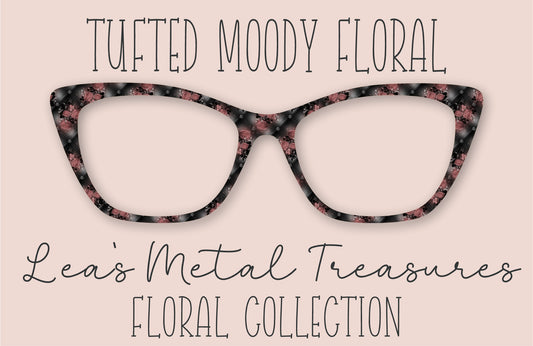 Tufted Moody Floral Eyewear Frame Toppers COMES WITH MAGNETS